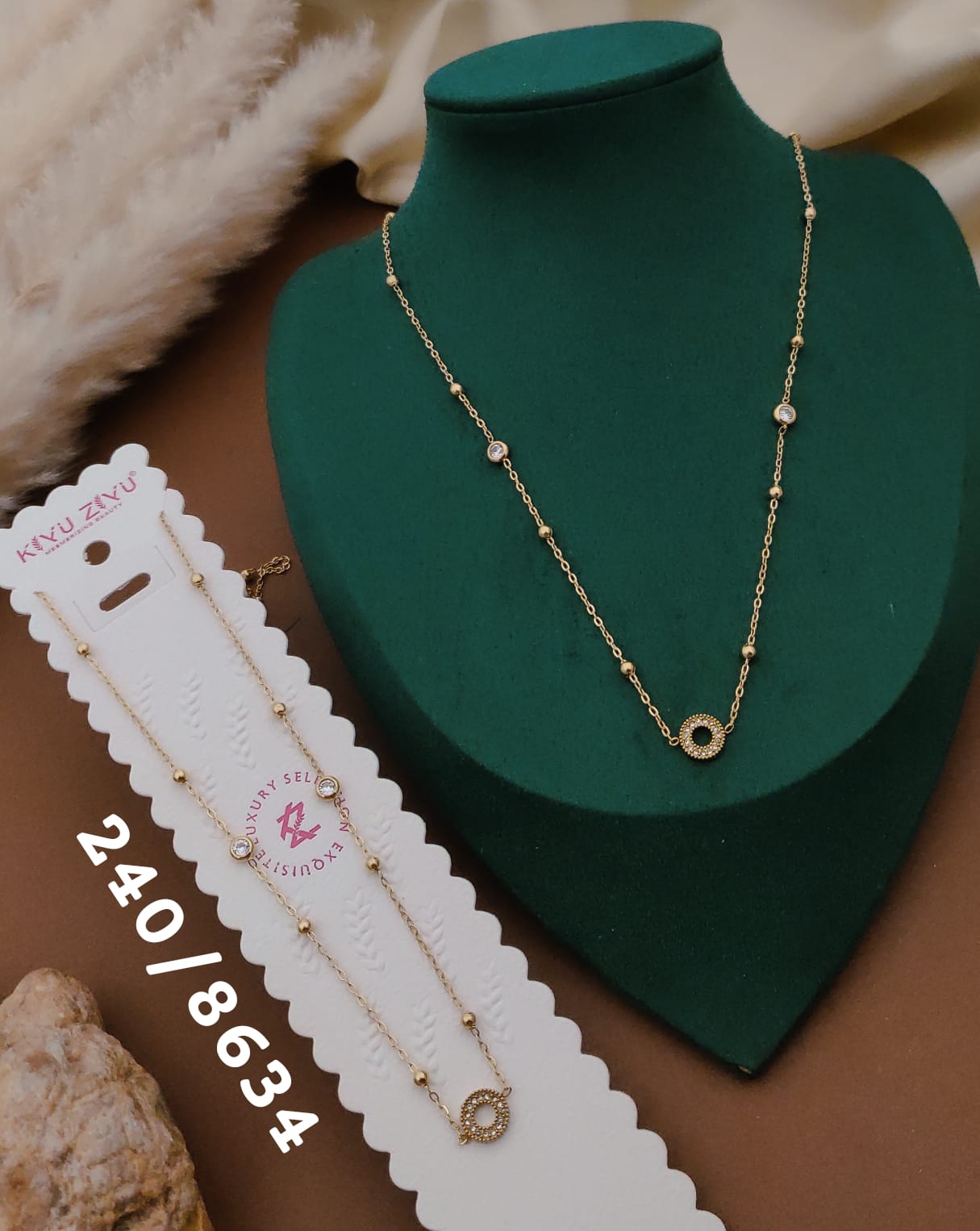 Halo Charm Necklace