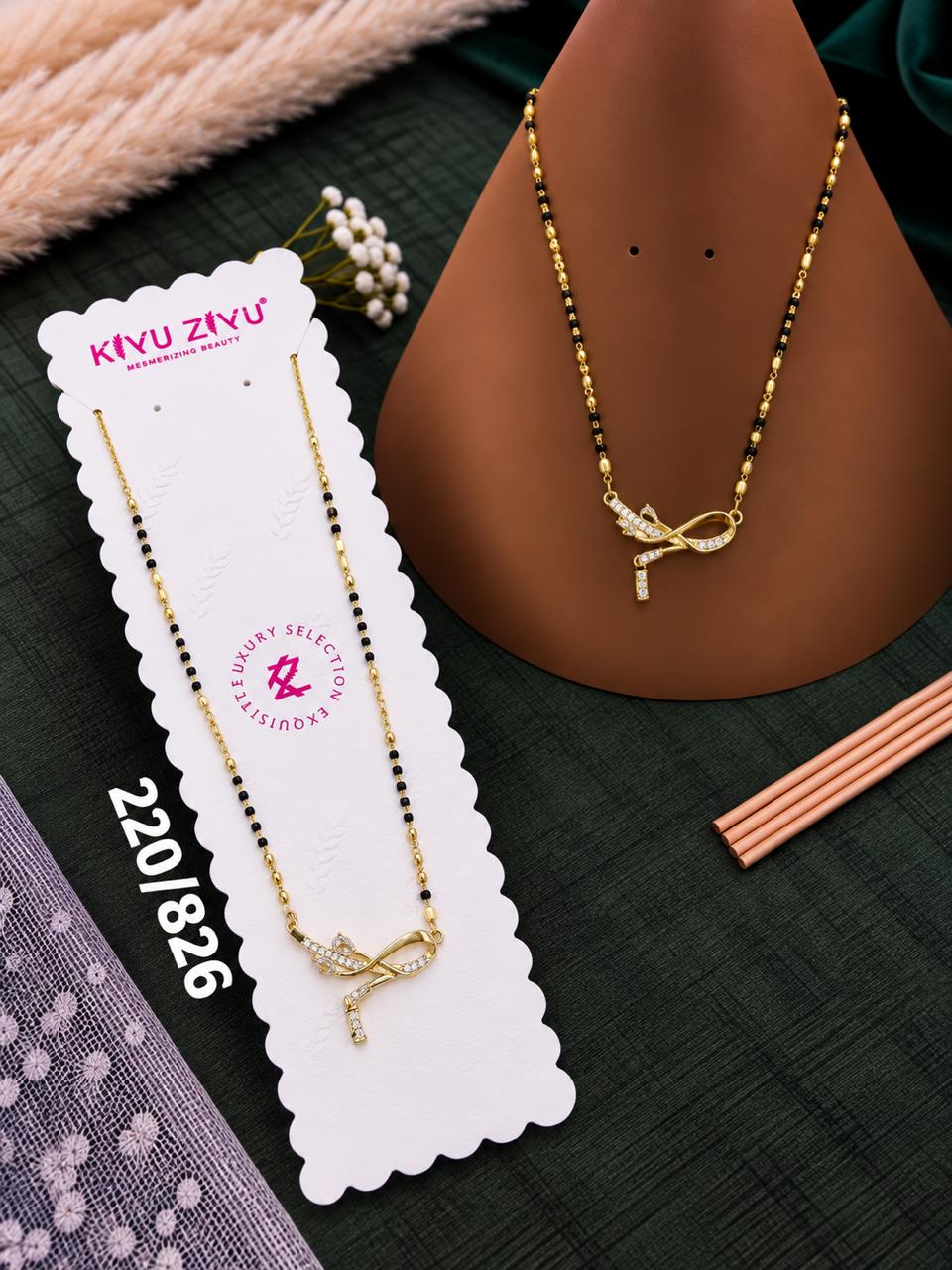 Elegant Infinity Crystal Mangalsutra