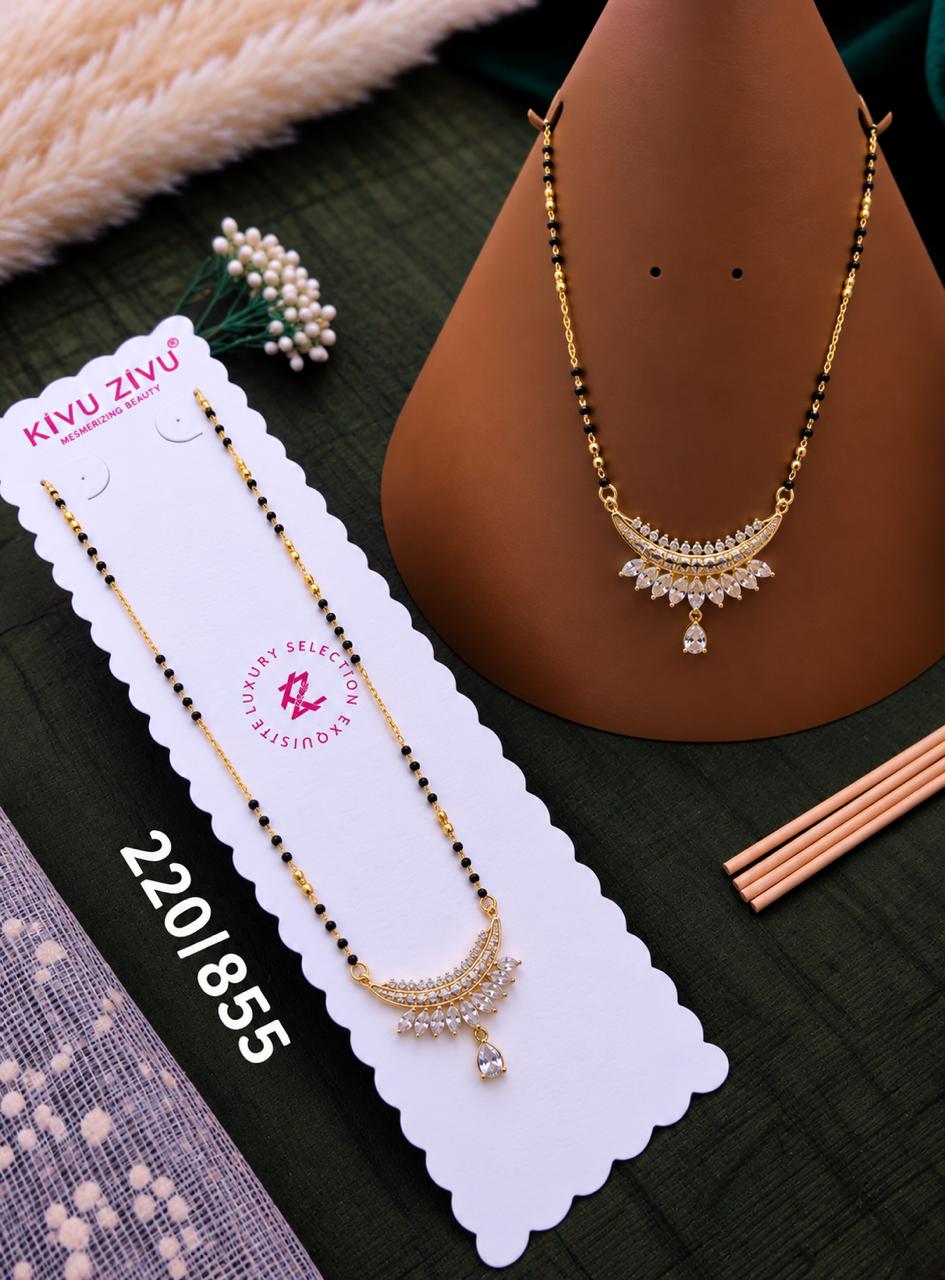 Elegant Crystal Fringe Mangalsutra