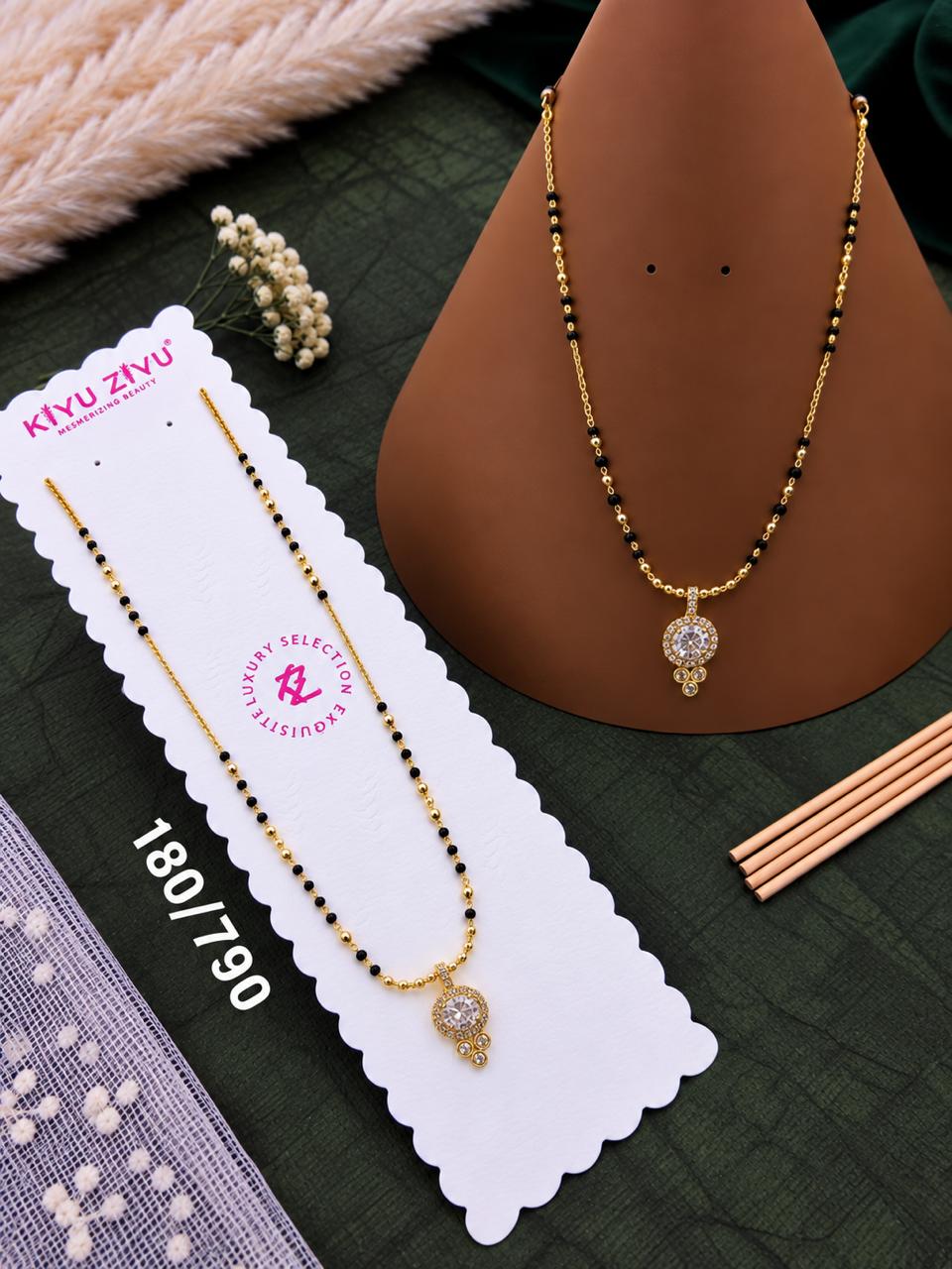 Elegant Crystal Drop Mangalsutra