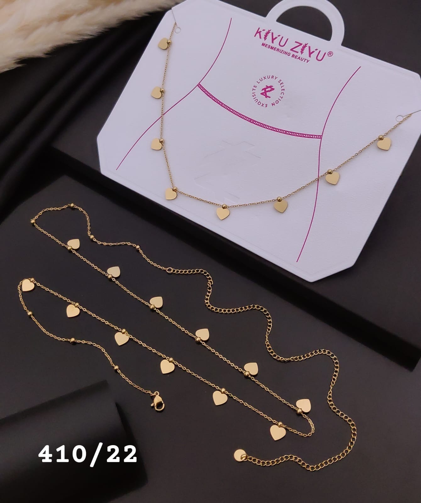 Golden Heart Charm Waist Chain