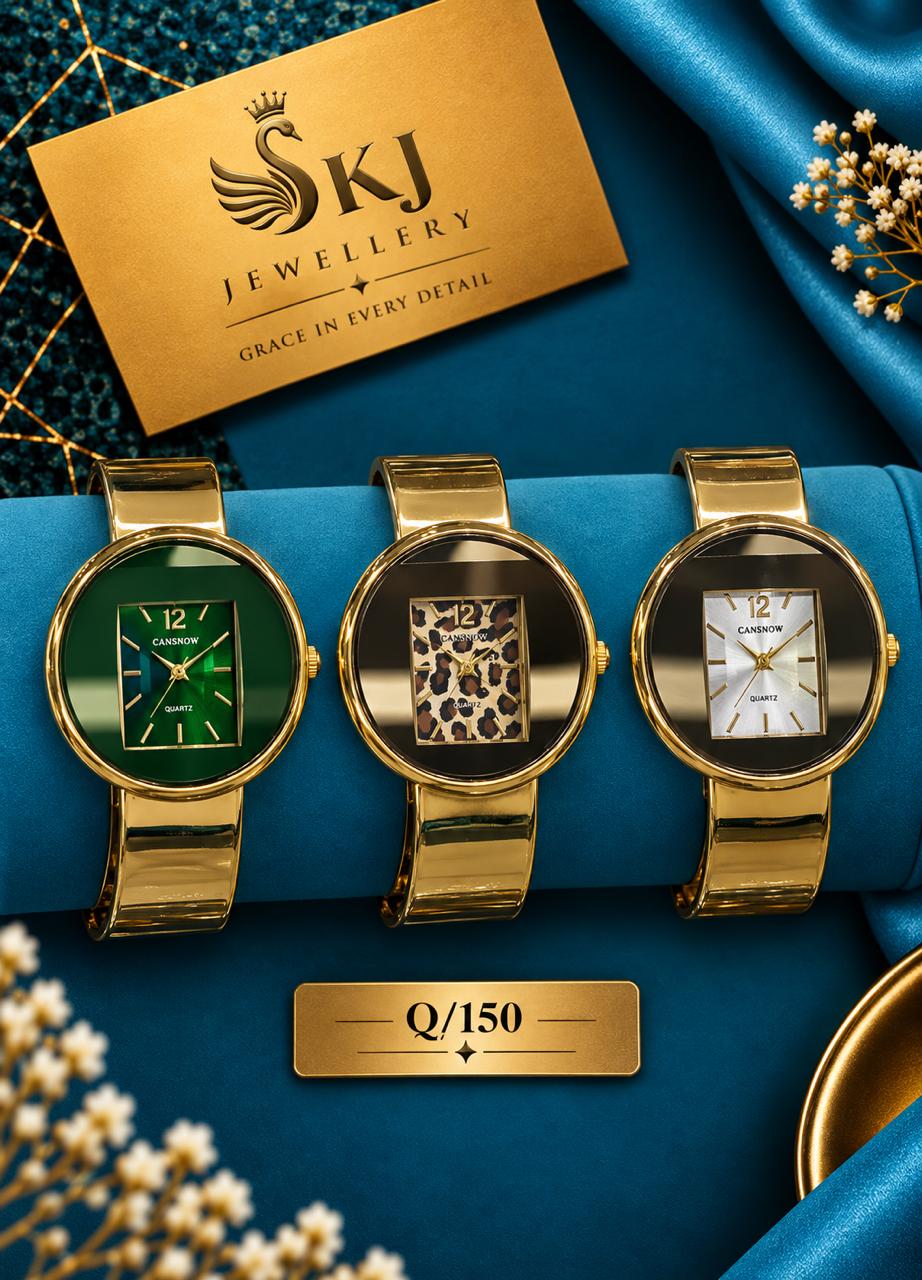 Luxury Round Dial Bracelet Watch