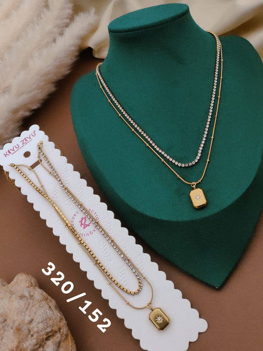 Stellar Charm Layer Necklace