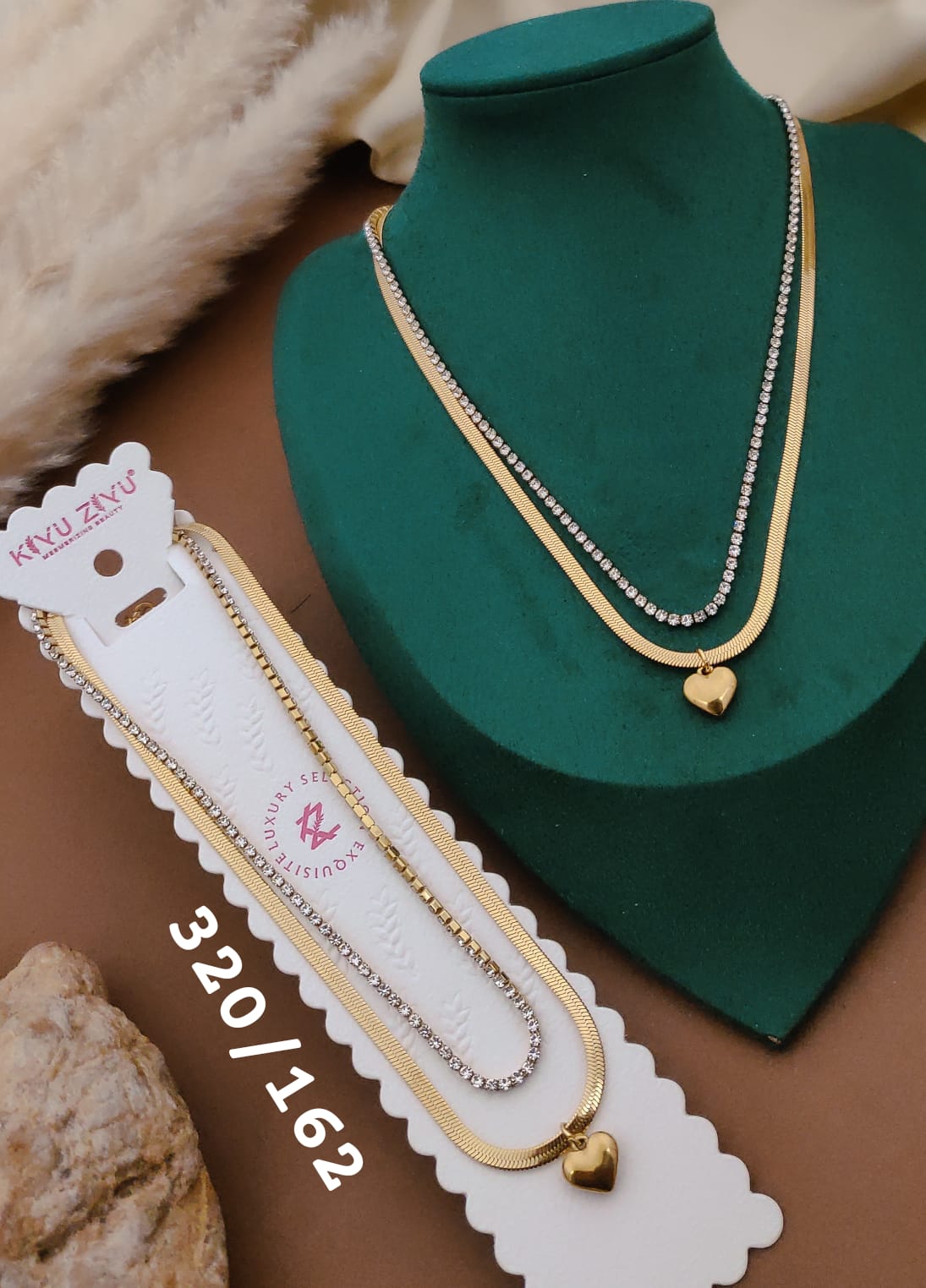 Luxe Heart Layer Necklace
