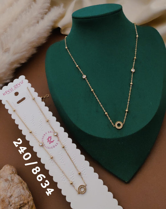 Halo Charm Necklace
