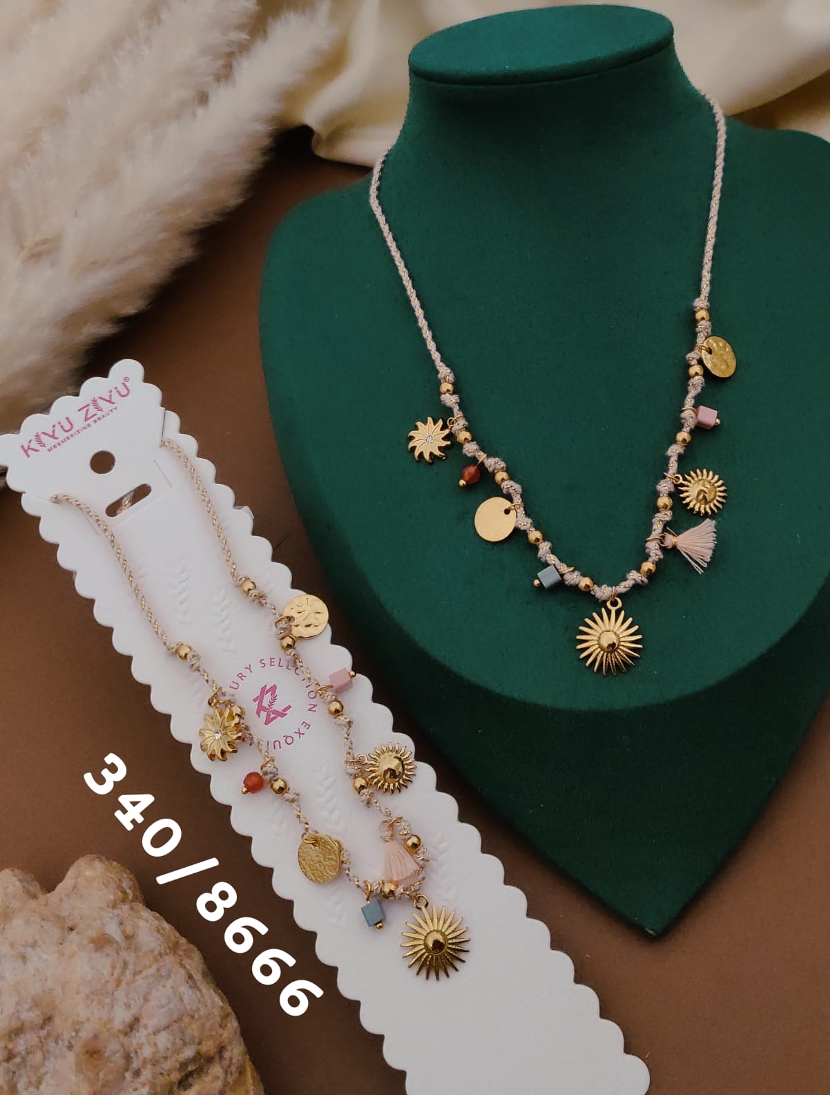Sunbeam Charm Necklace