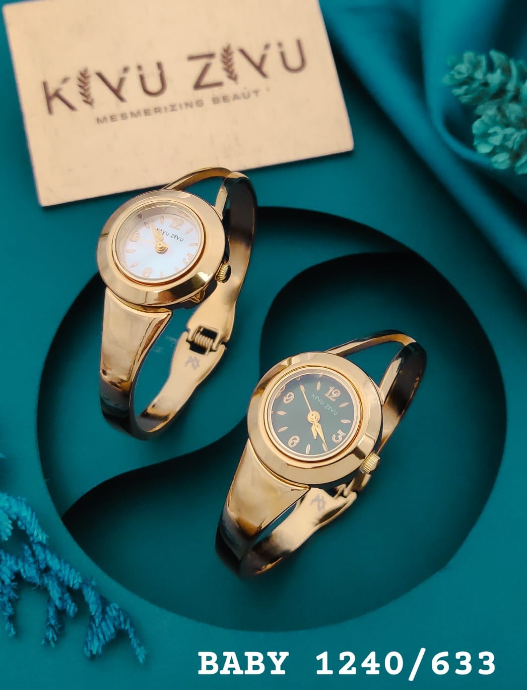 KIYUZIYU Baby Classic Gold-Tone Bracelet Watch