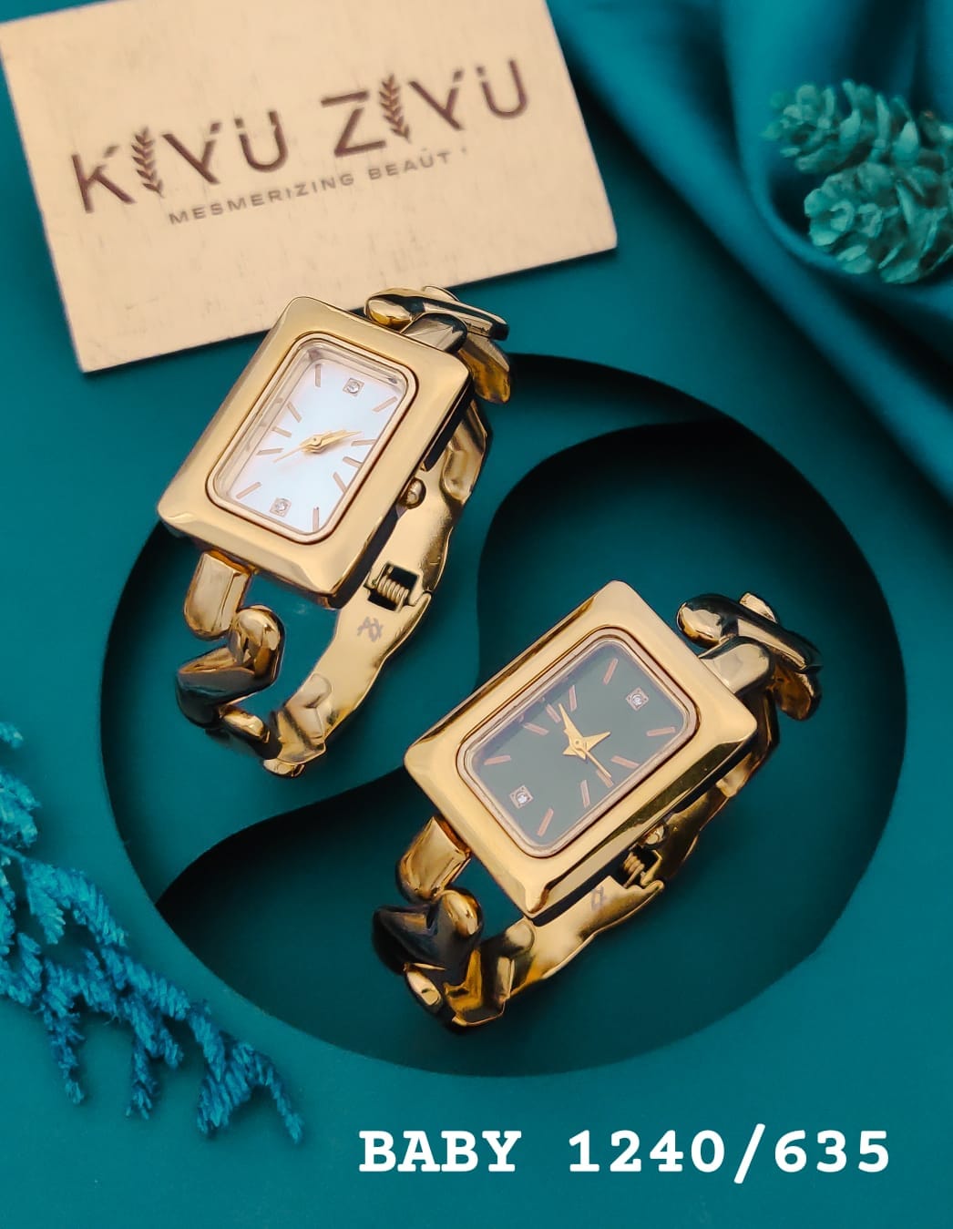 KIYUZIYU Baby Premium Rectangular Bracelet Watch