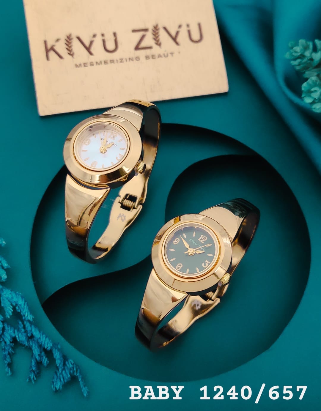KIYUZIYU Baby Round Minimalist Bracelet Watch