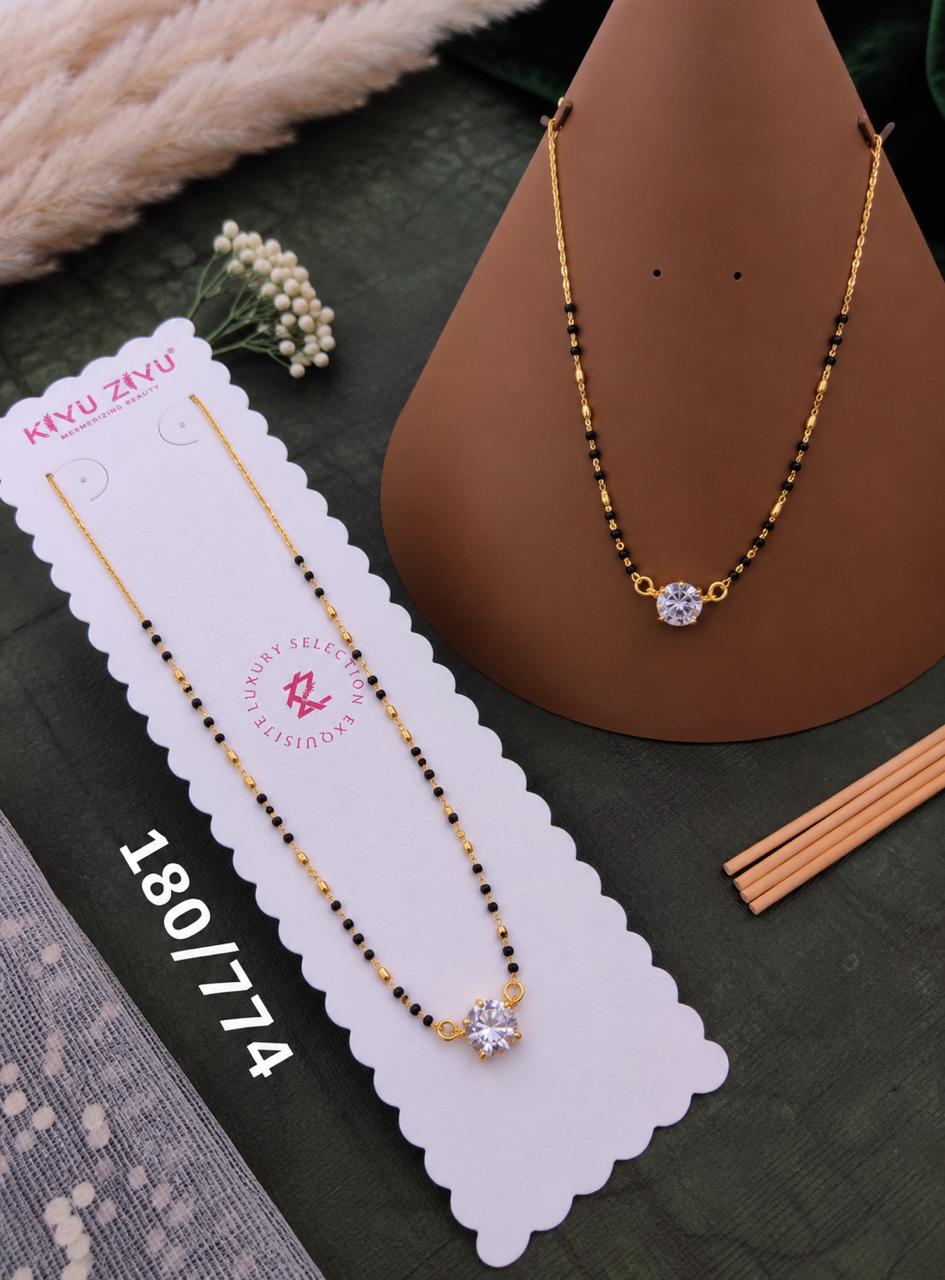 Classic Solitaire Stone Mangalsutra