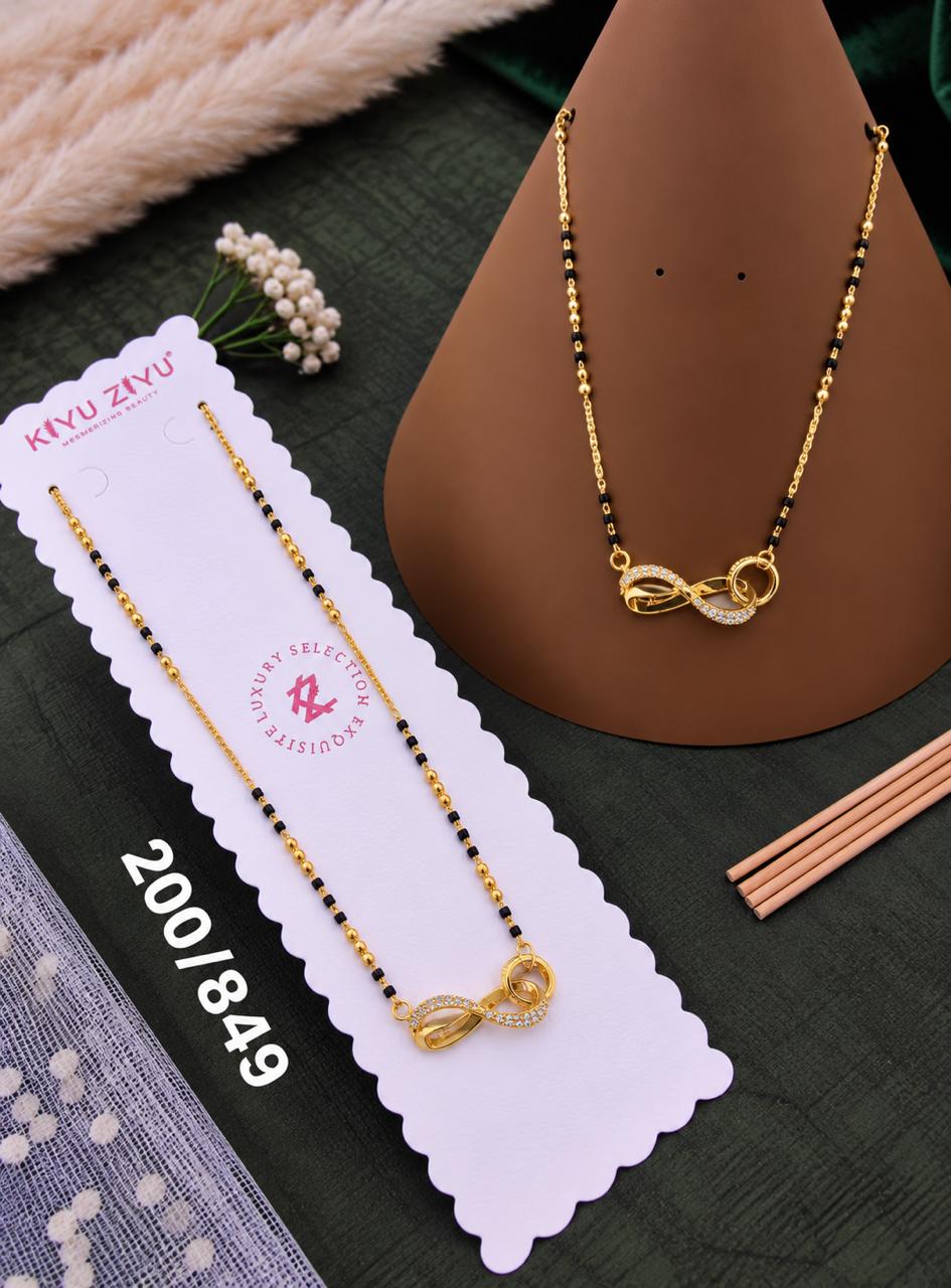 Infinity Love Crystal Mangalsutra