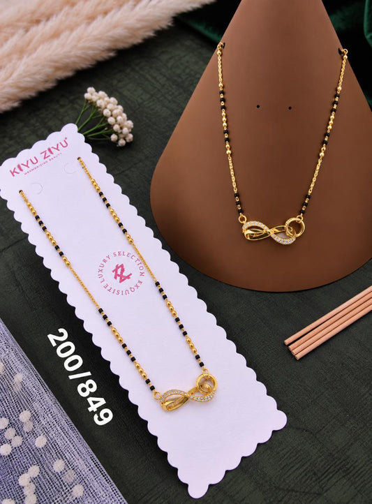 Infinity Love Crystal Mangalsutra