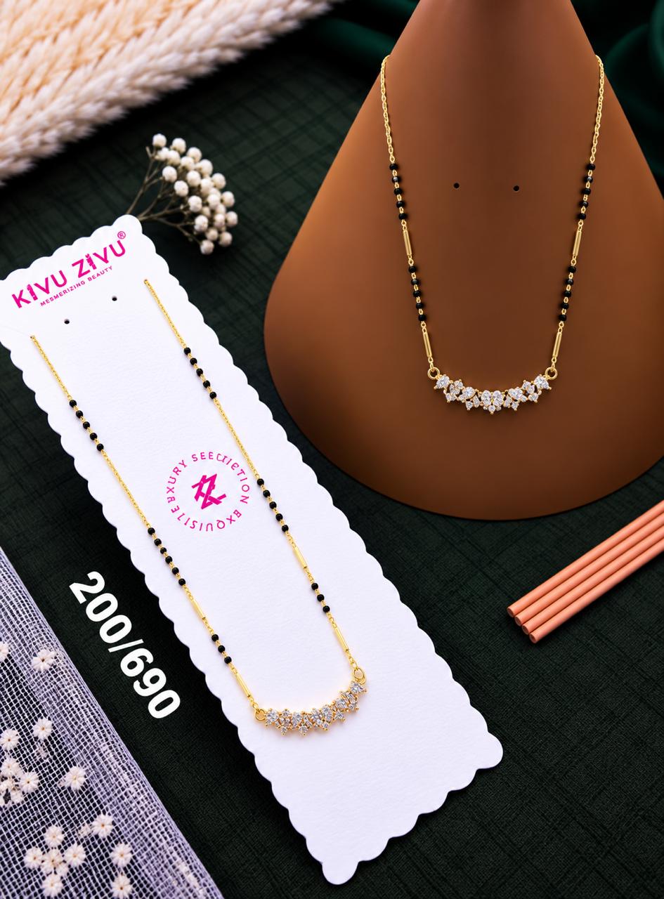 Sparkling Floral Vine Mangalsutra