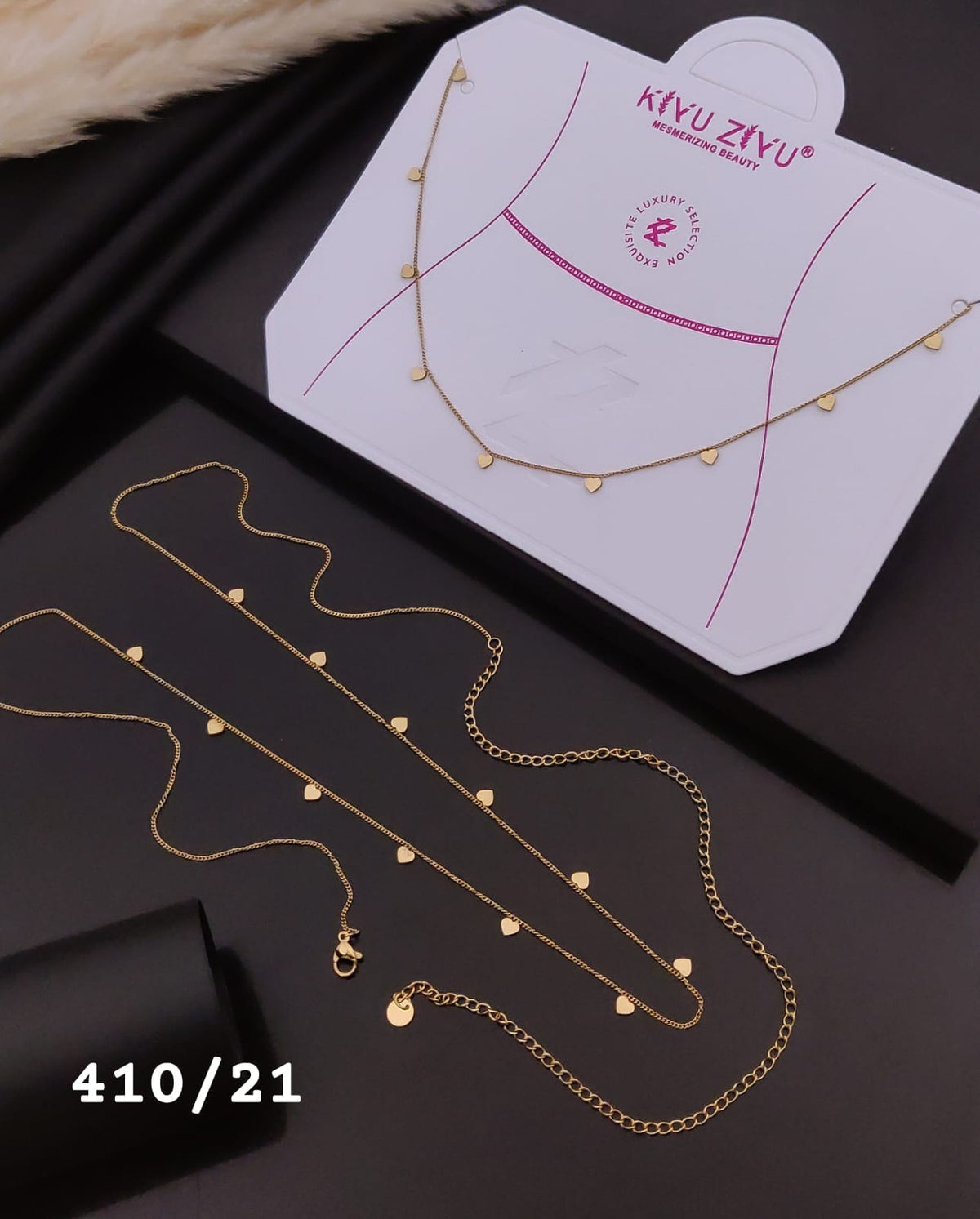 Golden Heart Charm Waist Chain