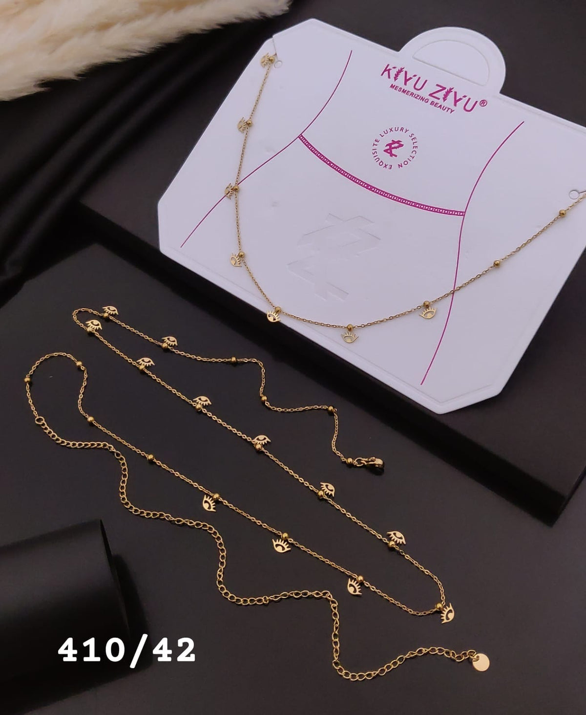 Golden Evil Eye Charm Waist Chain