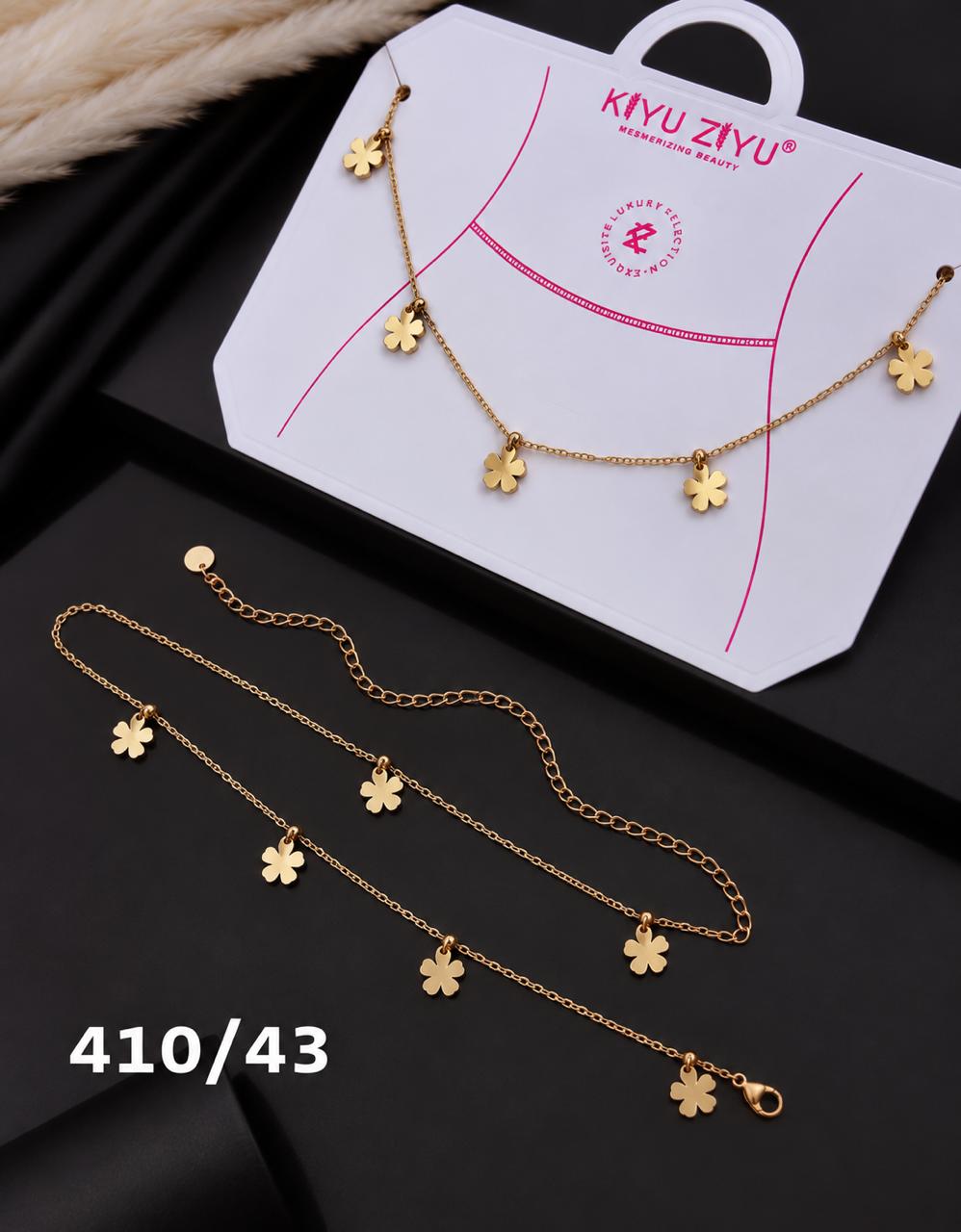 Golden Clover Charm Waist Chain